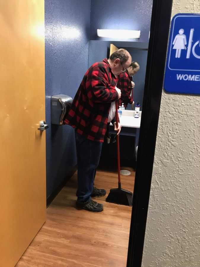 Day program participants building vocational skills at Palmer's Home Care